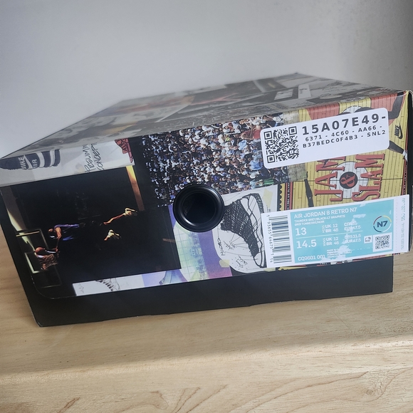 Air Jordan 8 N7 'Pendleton' - Picture 2 of 9